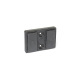 Ganter Retaining Magnets, Rectangular-Shaped, with Rubber Jacket 57.2-ND-70-M5-B-SW