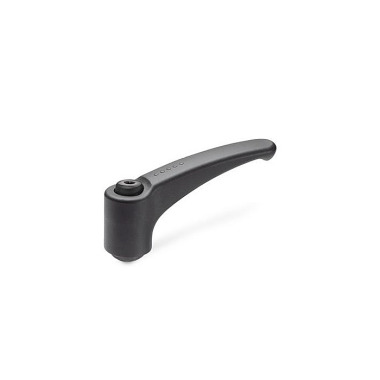 Ganter Adjustable Hand Levers, Plastic, Bushing steel 604-44-B6-SG