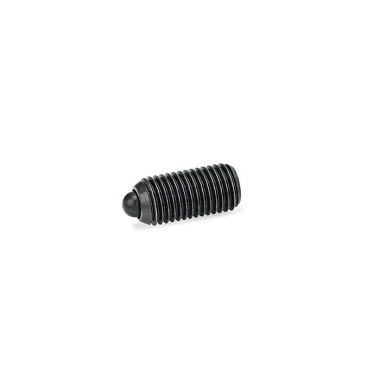 Ganter Spring Plungers, Steel / Stainless Steel, with Bolt, with Internal Hex 615.4-M8-B