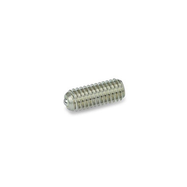 Ganter Stainless Steel Spring Plungers, Ball with Friction Bearing, with Internal Hex 615.9-M6-KN