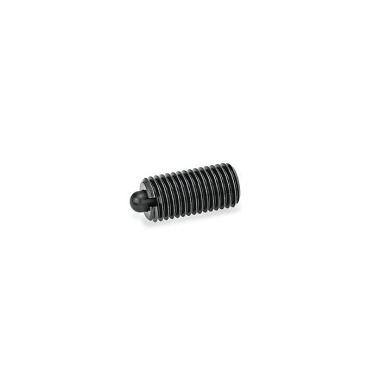 Ganter Spring Plungers with Bolt, Steel 616-M8-S