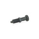 Ganter Indexing Plungers, Threaded Body Plastic, Plunger Pin Steel 617.2-10-C-ST