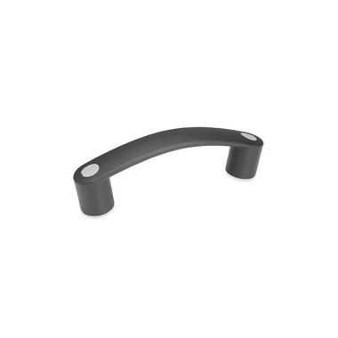 Ganter Cabinet U-Handles, Flexible Plastic 628.3-150-B-DGR