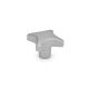 Ganter Stainless Steel Hand Knobs, Stainless Steel, without Bore, Casting Only 6335-NI-32-A