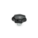 Ganter Star Knobs, Duroplast 6336.1-80-M16-E