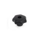 Ganter Star Knobs, Plastic, Bushing Steel 6336-KT-32-M6-D