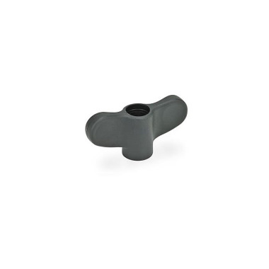 Ganter Wing Nuts with Stainless Steel Bushing, without Cover Cap 634.1-70-M10-D