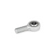 Ganter Ball Joint Heads with Threaded Bolt, Steel 648.2-20-M20X1,5L-N