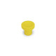 Ganter Knurled Knobs, Plastic, Threaded Bushing Brass 676-18-M4-GB