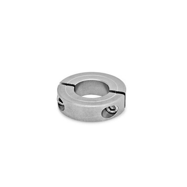 Ganter Split Shaft Collars, Stainless Steel 707.2-16-B4-NI