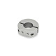 Ganter Split Shaft Collars, Stainless Steel, with Extension-Tapped Holes 7072.1-48-B25-NI-A