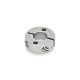 Ganter Split Shaft Collars, Stainless Steel, with Flange Holes 7072.2-36-B16-NI-A