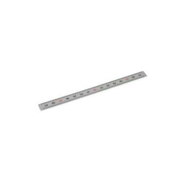 Ganter Rulers, Stainless Steel / Plastic, Self-Adhesive 711-NI-200-S-M