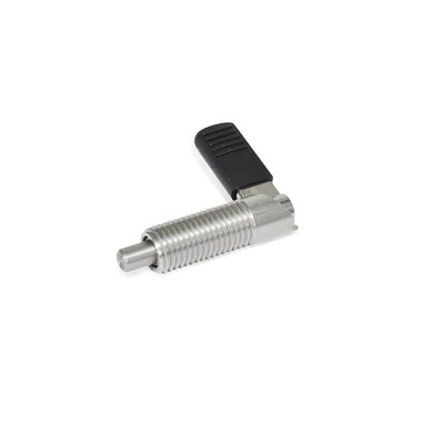 Ganter Stainless Steel Cam Action Indexing Plungers, with Locking Function 721.6-6-M12X1,5-RB