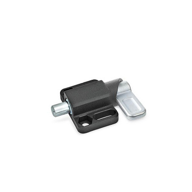 Ganter Spring Latches, Steel, with Flange for Surface Mounting 722.3-10-20-L-SW