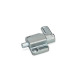 Ganter Spring Latches, Steel, with Flange for Surface Mounting 722.3-10-20-R-ZB