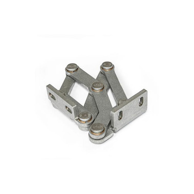 Ganter Multiple-Joint Hinges, Stainless Steel, Concealed, Opening Angle 90° 7231-NI-40-R-MT