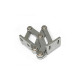 Ganter Multiple-Joint Hinges, Stainless Steel, Concealed, Opening Angle 90° 7231-NI-50-R-MT