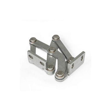 Ganter Multiple-Joint Hinges, Stainless Steel , Concealed, Opening Angle 120° 7233-NI-60-R-MT