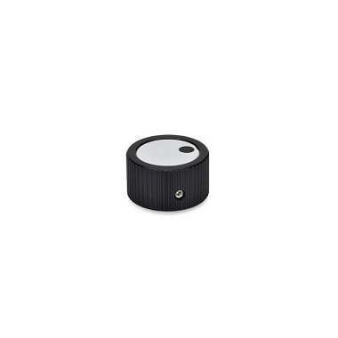 Ganter Control Knobs, Aluminum, Black Anodized 726-34-B6-M-1