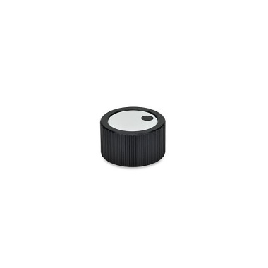 Ganter Control Knobs, Aluminum, Black Anodized 726-34-Z8-M-2