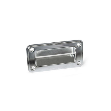 Ganter Stainless Steel Gripping Trays, Screw-In Type 7332-155-A-1-EP