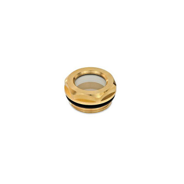 Ganter Oil Sight Glasses, Brass / Float Glass 743.2-14-G1/2-B