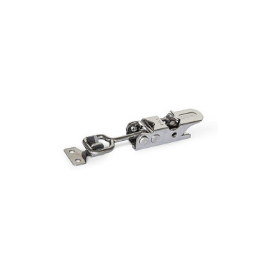 Ganter Toggle Latches, Steel / Stainless Steel, with Lock Mechanism 761.1-200-G-NI