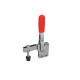 Ganter Toggle Clamps, Stainless Steel , Operating Lever Vertical, with Vertical Mounting Base 810.1-130-BC-NI