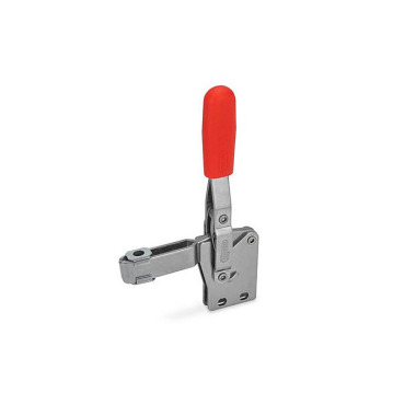 Ganter Toggle Clamps, Stainless Steel , Operating Lever Vertical, with Vertical Mounting Base 810.1-75-B-NI