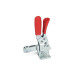 Ganter Toggle Clamps, Steel, Operating Lever Vertical, with Lock Mechanism, with Horizontal Mounting Base 810.3-130-AL