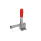 Ganter Toggle Clamps, Stainless Steel , Operating Lever Vertical, with Horizontal Mounting Base 810-130-E-NI