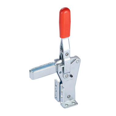 Ganter Toggle Clamps, Steel, Operating Lever Vertical, with Dual Flanged Mounting Base 812.1-130-AVF