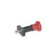 Ganter Indexing Plungers with Red Knob 817.1-10-12-B-RT