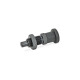 Ganter Indexing Plungers, Steel / Plastic Knob 817-12-15-BK