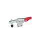 Ganter Toggle Clamps, Steel, Operating Lever Horizontal, with Lock Mechanism, with Vertical Mounting Base 820.4-130-NLC