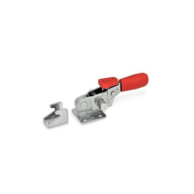 Ganter Stainless Steel Latch Type Toggle Clamps, with Safety Hook, with Pulling Action 851.3-160-T-A4