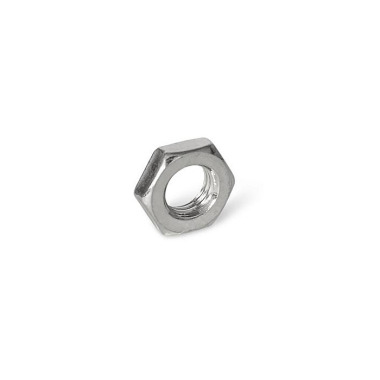 Ganter Thin Stainless Steel Hex Nuts, with Metric Fine Thread 8675-M10X1-035-NI