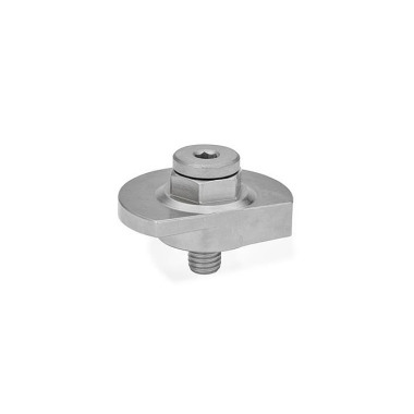 Ganter Clamping Bolts, Stainless Steel, Downward Clamping, with Threaded Bolt 918.7-40-SK-L