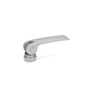 Ganter Clamping Levers with Eccentrical Cam with Internal Thread, Lever Stainless Steel 927.5-63-M6-A