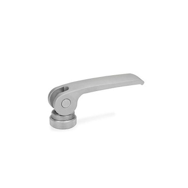 Ganter Clamping Levers with Eccentrical Cam, Stainless Steel, with Internal Thread 927.7-101-M8-A