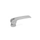 Ganter Clamping Levers with Eccentrical Cam, Stainless Steel, with Internal Thread 927.7-63-M5-B