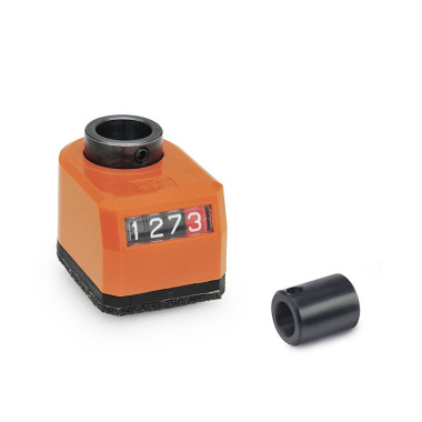 Ganter Position Indicators for Configurable Linear Actuators, Mechanical Counter 9534-30-4-L-ST-AR-GR