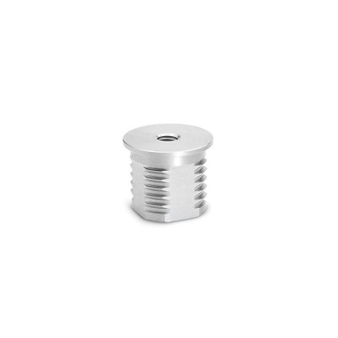 Ganter Stainless Steel Insert Bushings, for Round Tubes and Square Tubes 992.5-D40-M12