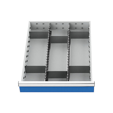 Bedrunka+Hirth Schubladeneinteilung R 18-24 mit Metalleinteilung für Front 150 mm 113A