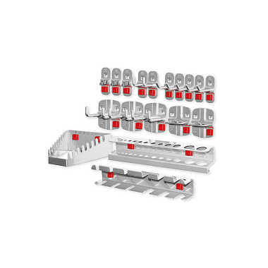 Bedrunka+Hirth Hakensortiment 18-teilig passend zur Lochwand 03.87.39518A