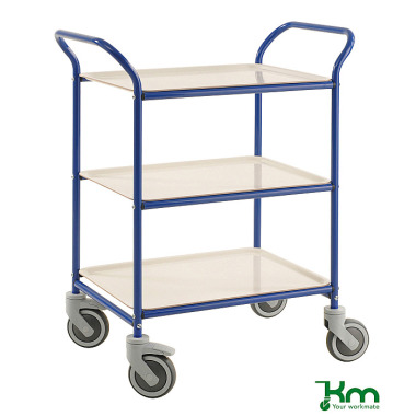 Kongamek Tray trolley, 770 x 495 x 960 mm KM1620-BV