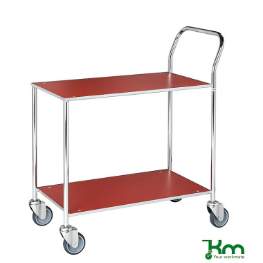 Kongamek Small table trolley, fully welded, 840 x 430 x 970 mm KM172-1