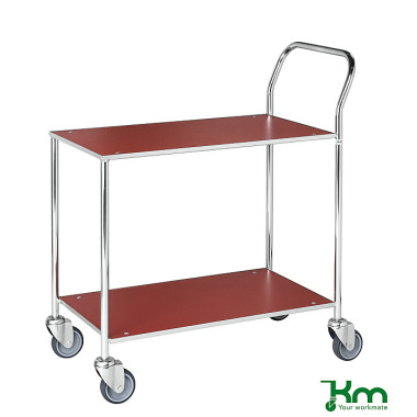 Kongamek Small table trolley, fully welded, 840 x 430 x 970 mm KM172-1B