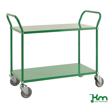 Kongamek Coloured trolley with 2 shelves KM2105B